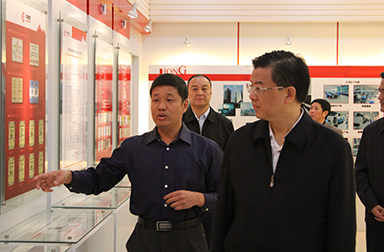 福建省委常委、省紀委書記倪岳峰調(diào)研虹潤公司