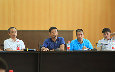 虹潤公司董事長林善平應邀在南平市第二期非公經濟年輕一代培訓班 上發表科技創新主題講座 2016年